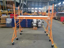 6' Baker Scaffold Žuti premazani prahom