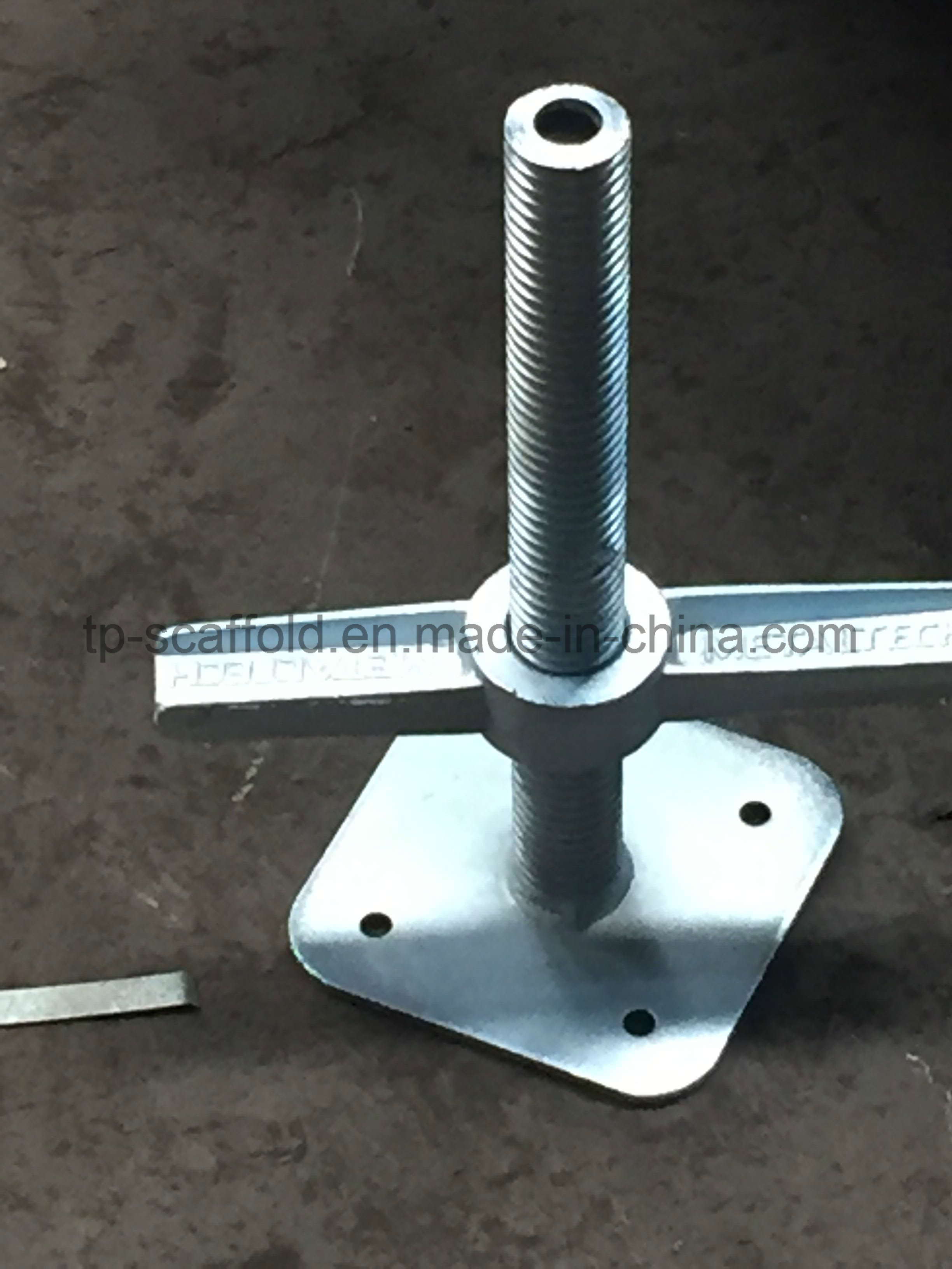 Galvanized Scaffolding Adjustable Hollow Screw Jack Base