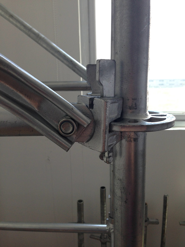 Q235/Q195 Steel Pallet Diagonal Brace Ringlock Scaffolding